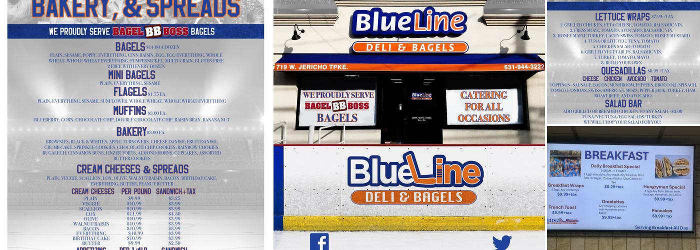 Blue Line Deli & Bagels Menu