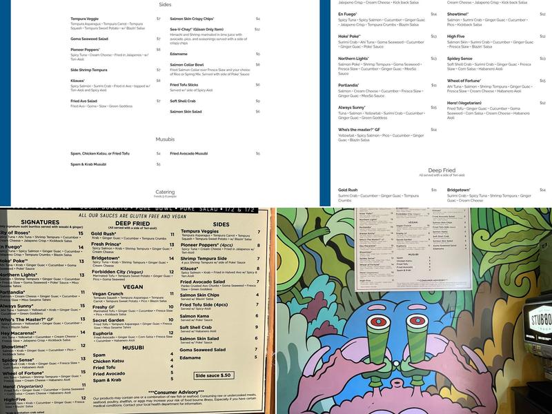 Rollin Fresh- Glisan Menu