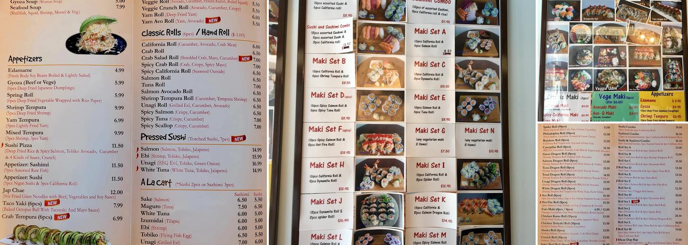 Sushi Jun Menu