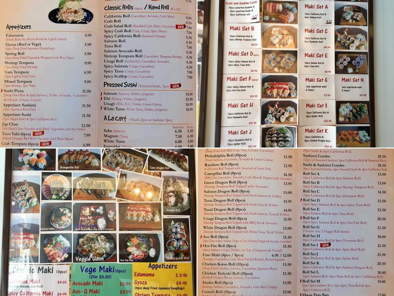 Sushi Jun Menu