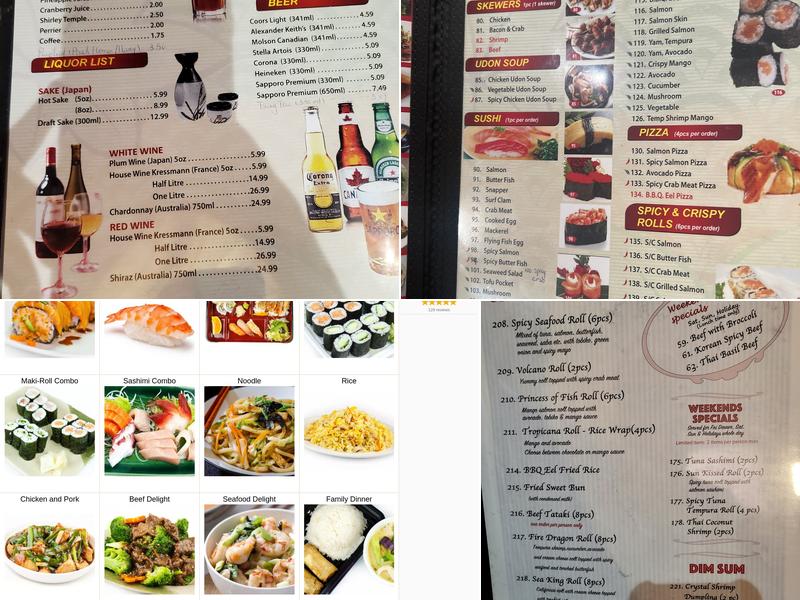 Sushi Kan Menu