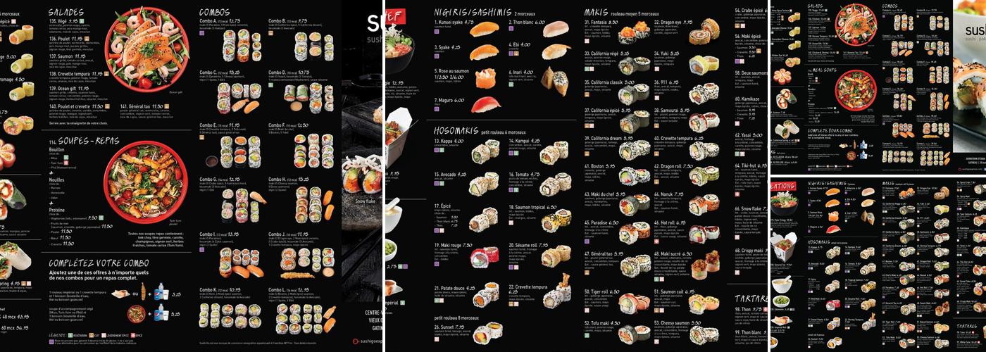 SushiGo Menu