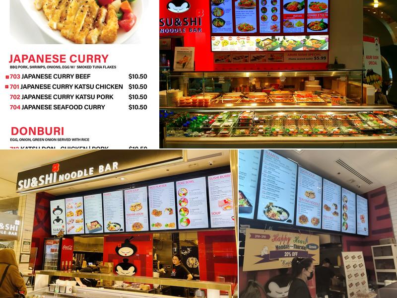 SU&SHI Noodle Bar Menu