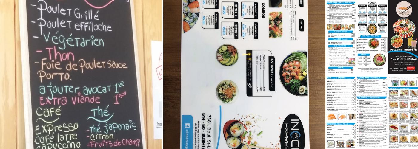 INOCHi SUSHI .POKÉ.Bubble Tea Menu