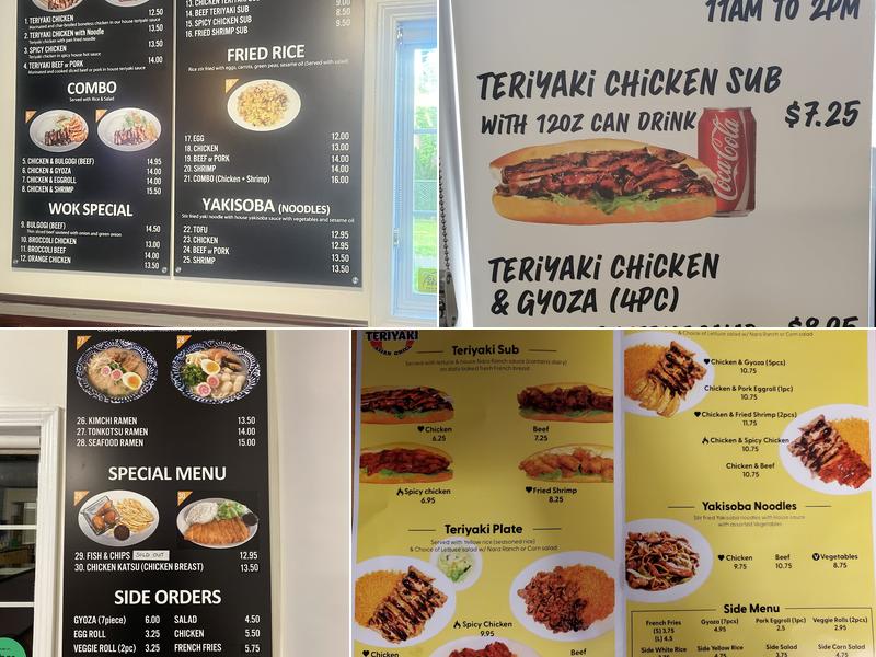 Nara Teriyaki (Division St Location) Menu