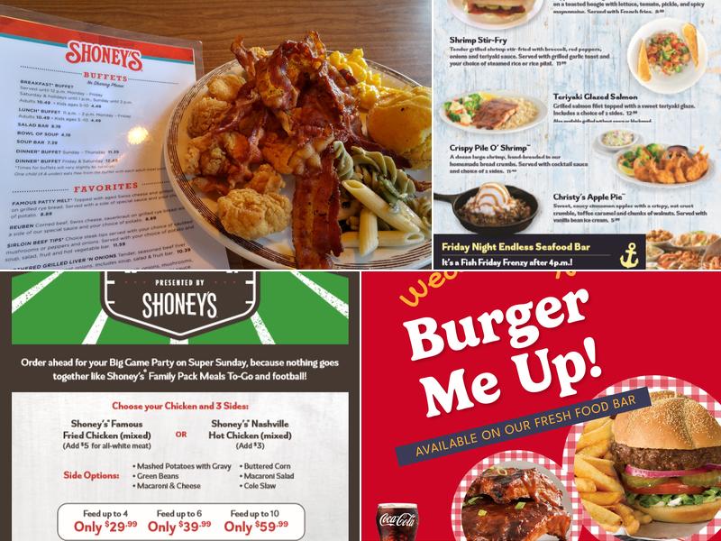 Shoney's - Gatlinburg Menu