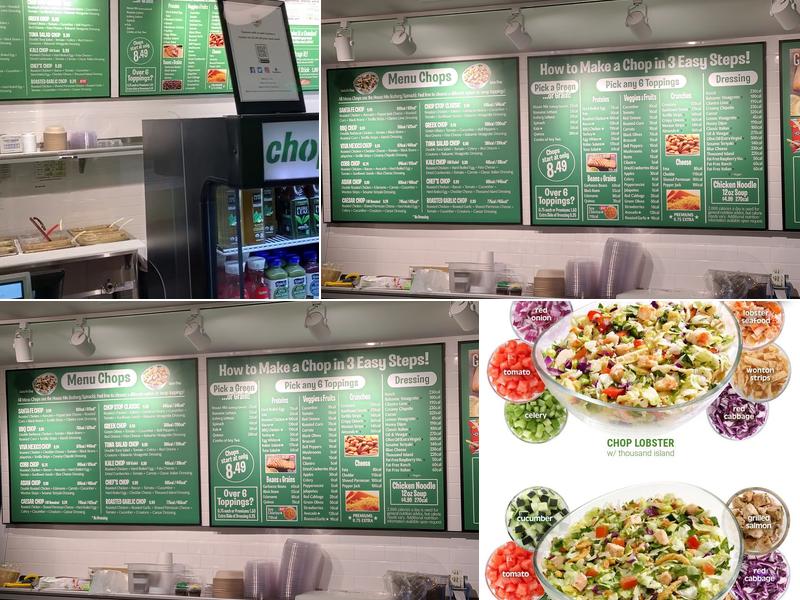 Chop Stop Menu