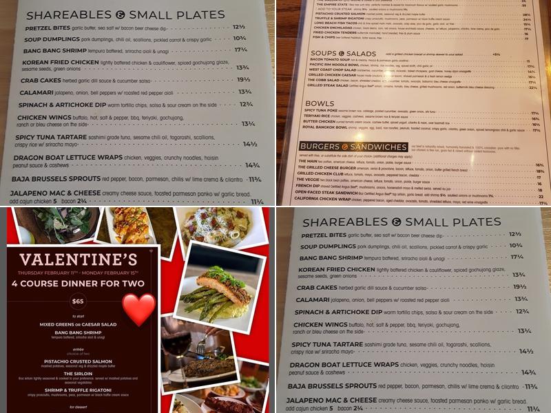 State & Main Menu
