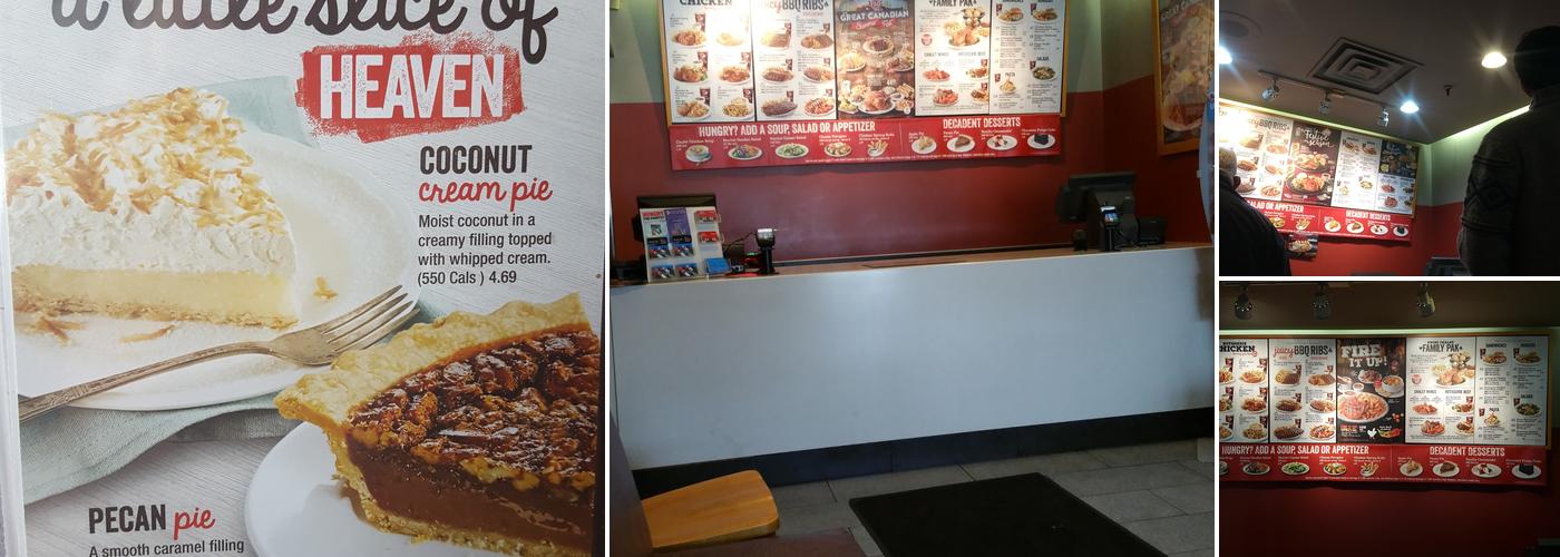 Swiss Chalet Menu