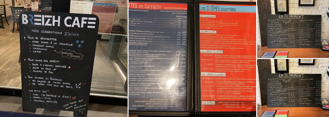 Breizh Café Menu