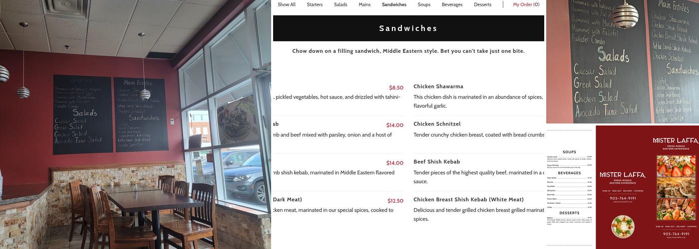 Mister Laffa Shawarma House Menu