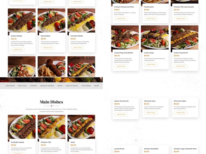 Sultan Xpress | Best Catering in Mississauga Menu