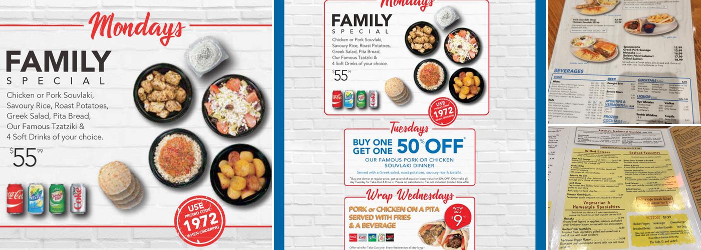 Astoria Shish Kebob House - Mississauga Menu