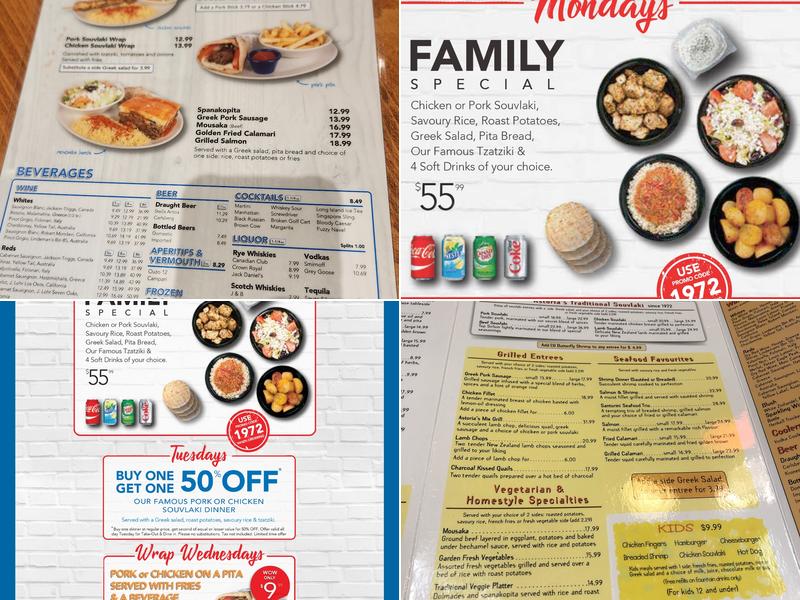 Astoria Shish Kebob House - Mississauga Menu