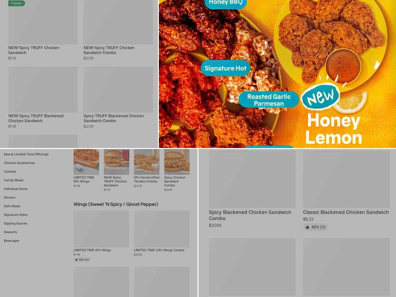 Popeyes Louisiana Kitchen Menu