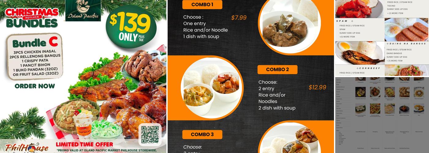 PhilHouse Menu