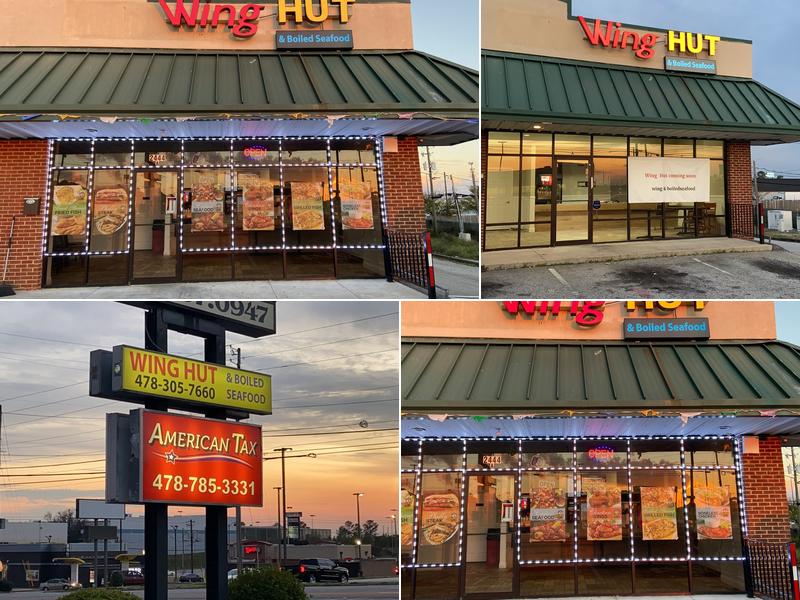 wing hut and boiled seafood