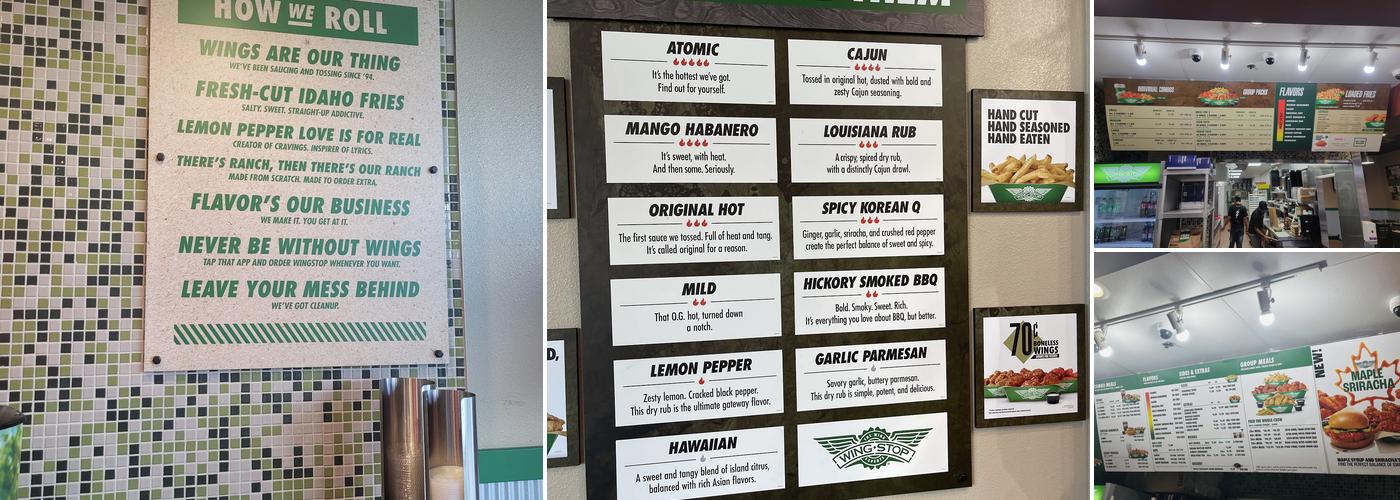 Wingstop Menu