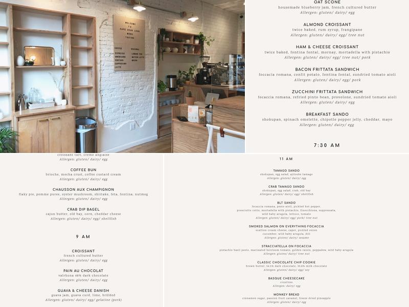 Café Dear Leon Menu