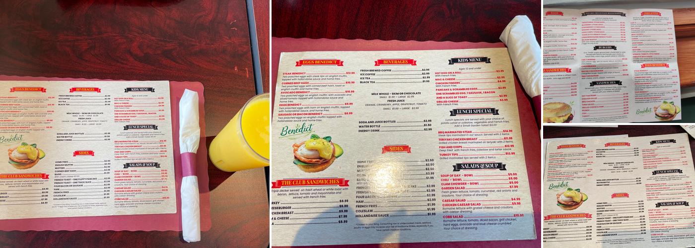 Fael's Breakfast, Lunch & Dinner Menu
