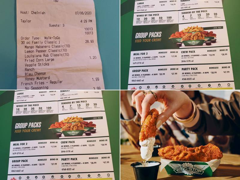 Wingstop Menu