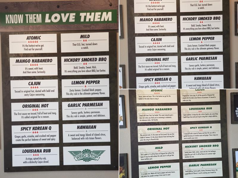 Wingstop Menu
