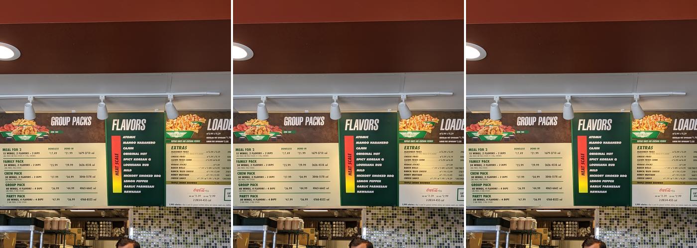 Wingstop Menu