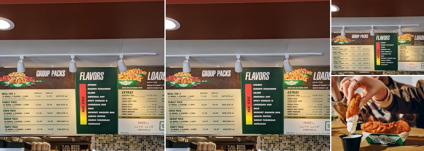 Wingstop Menu