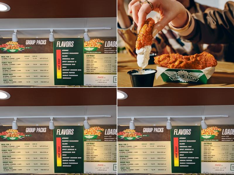 Wingstop Menu