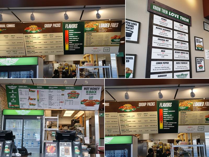 Wingstop Menu