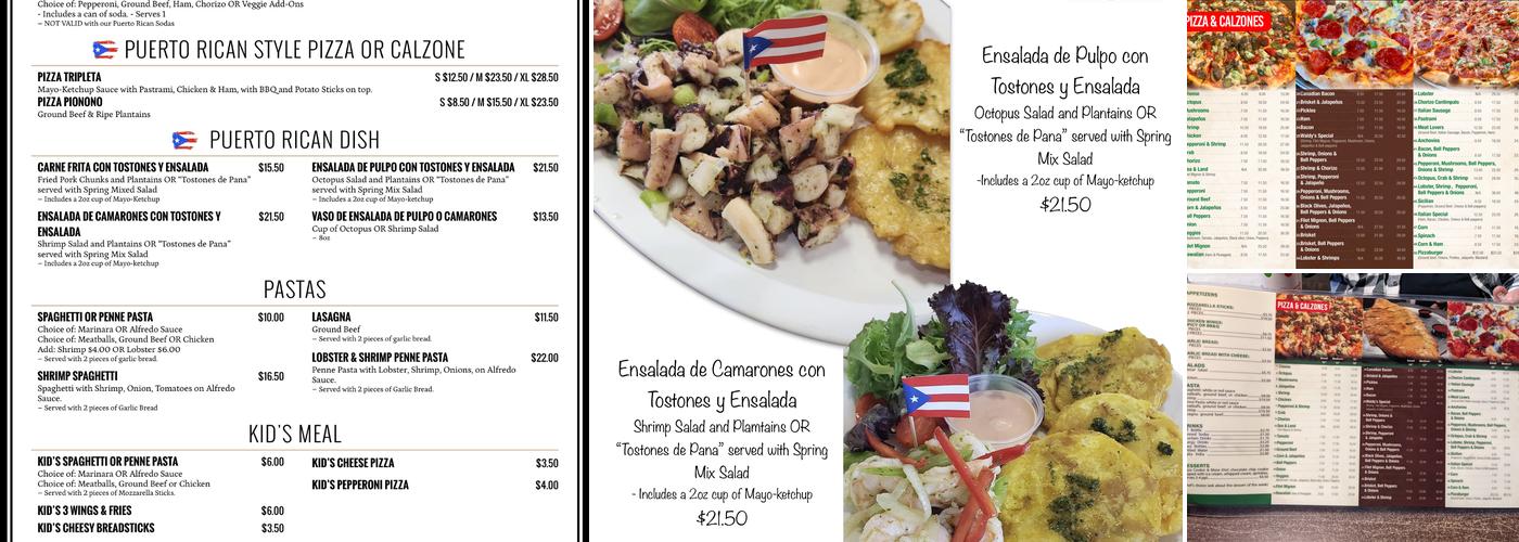 Waldy’s Pizza World & More Menu