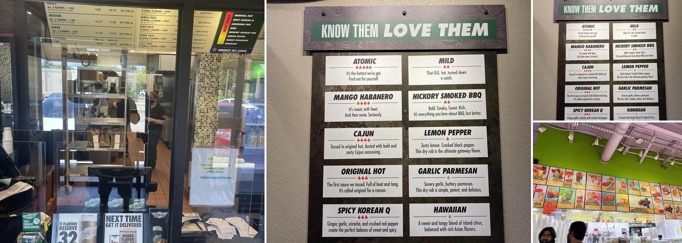Wingstop Menu