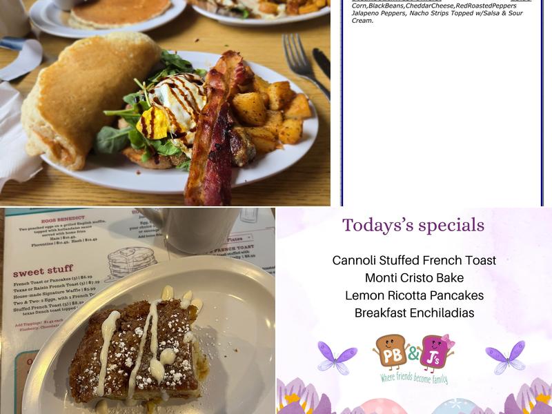 PB & Js Menu