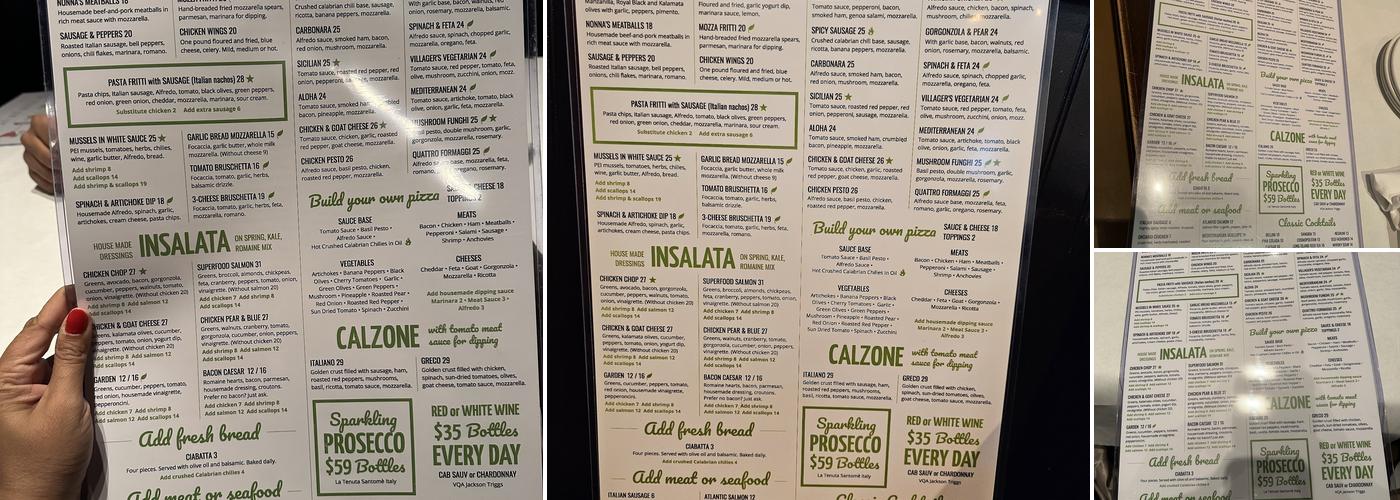 The Olive Press Menu