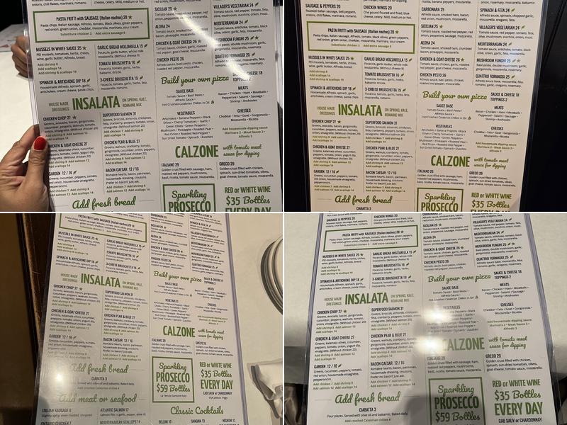 The Olive Press Menu