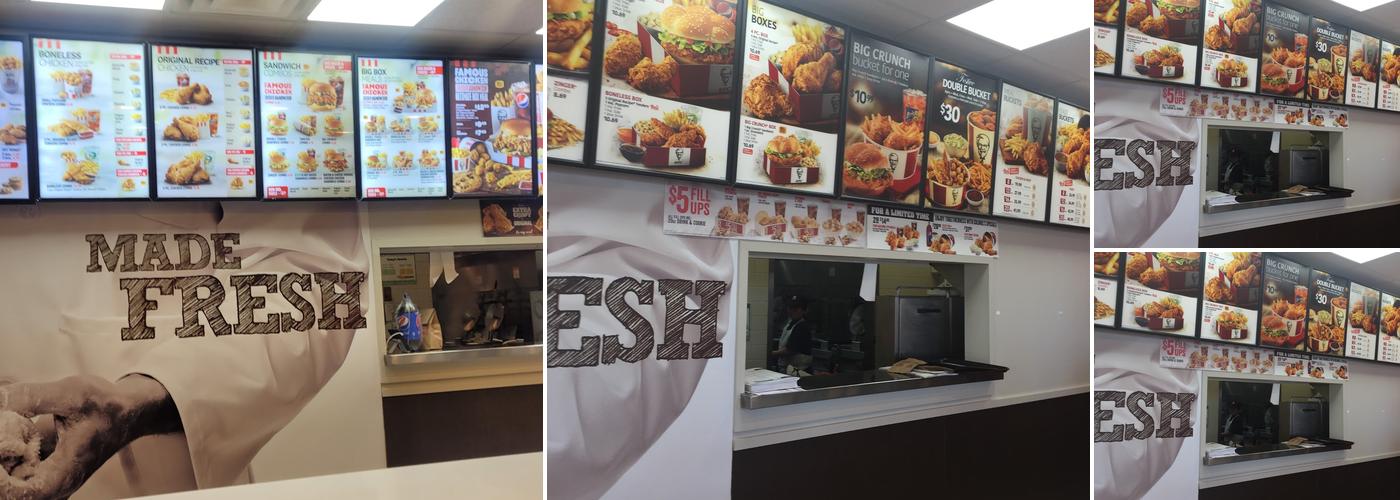 KFC Menu