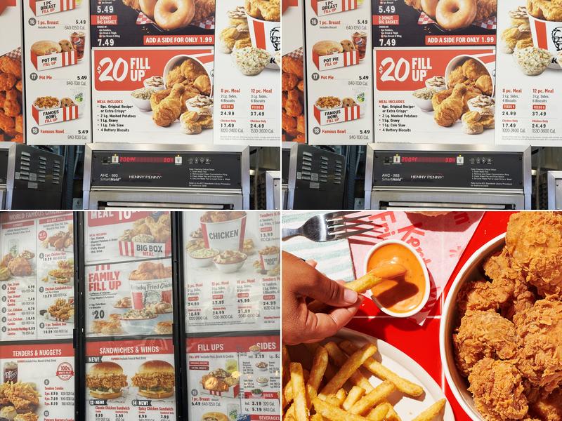 KFC Menu