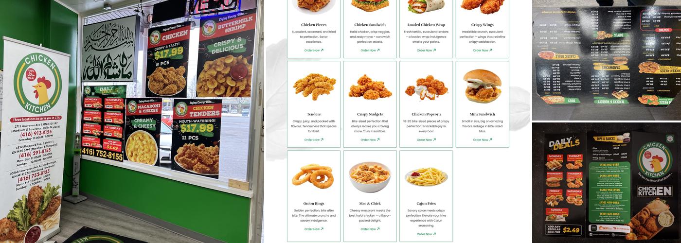 Chicken Kitchen Menu