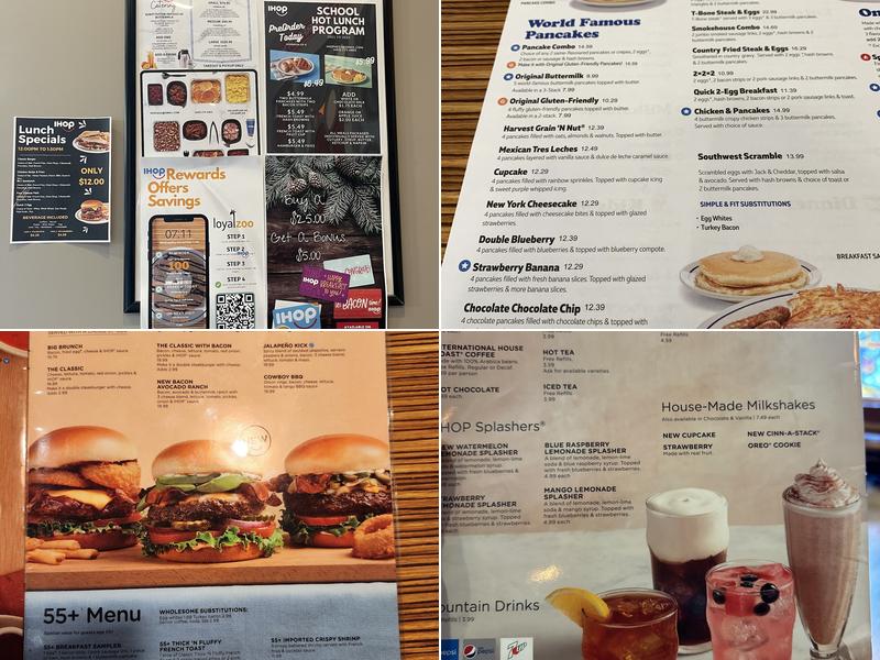 IHOP Menu