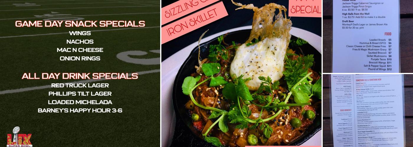 Caffe Barney on Granville Menu