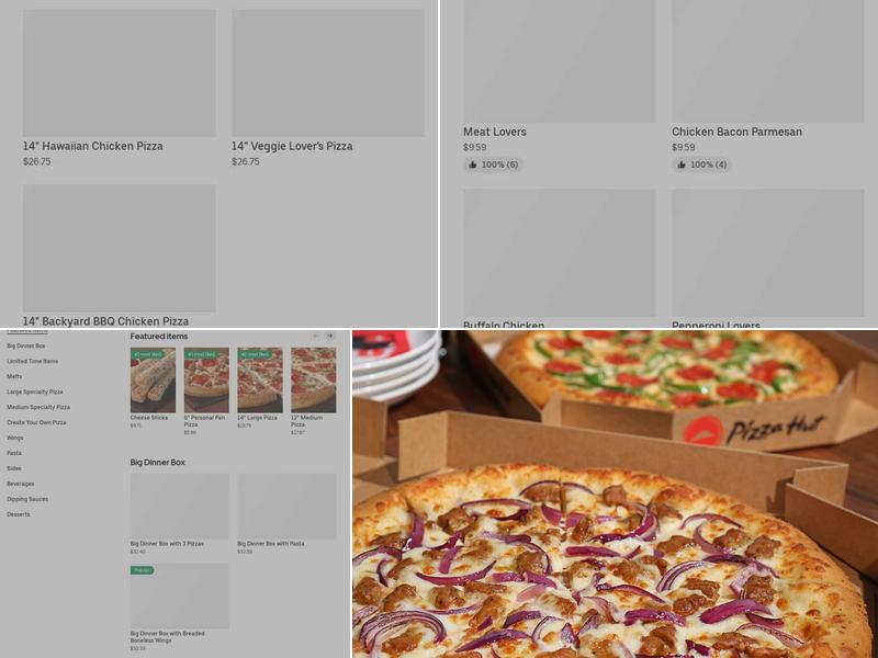 Pizza Hut Menu