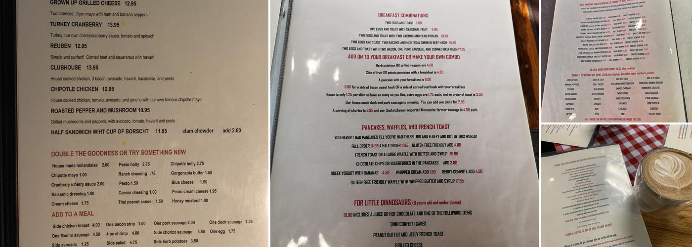 Cherries Breakfast Bistro Menu