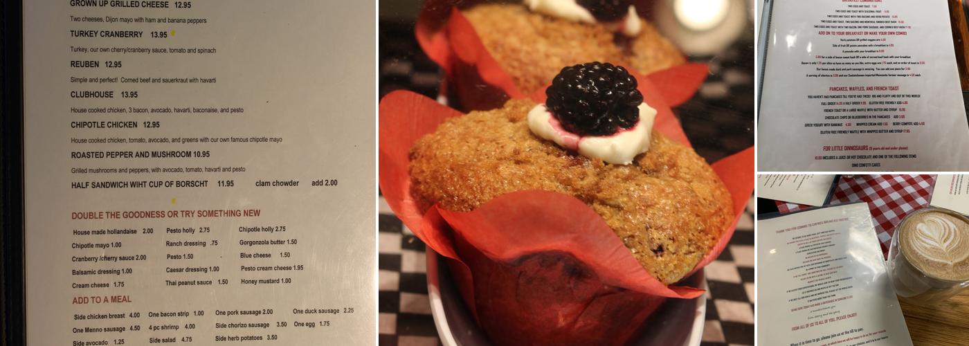 Cherries Breakfast Bistro Menu