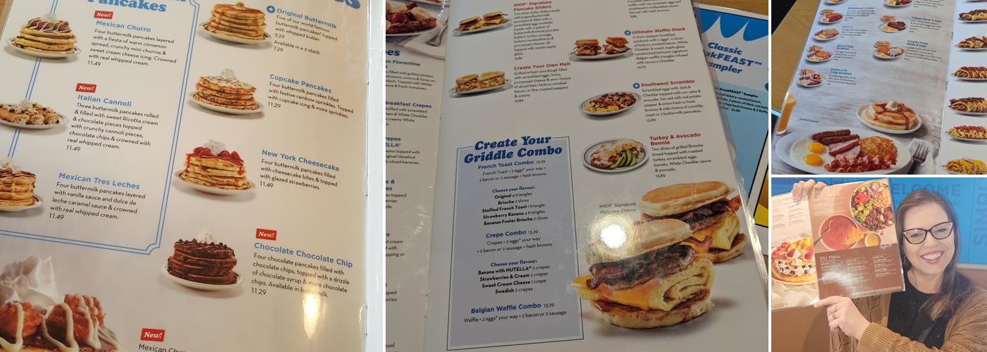 IHOP Menu