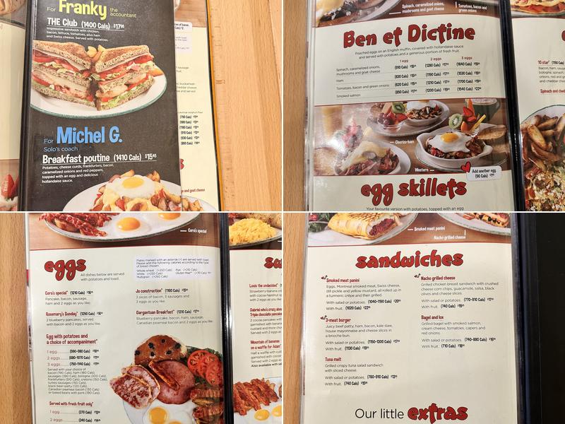 Cora - Lincoln Fields Menu