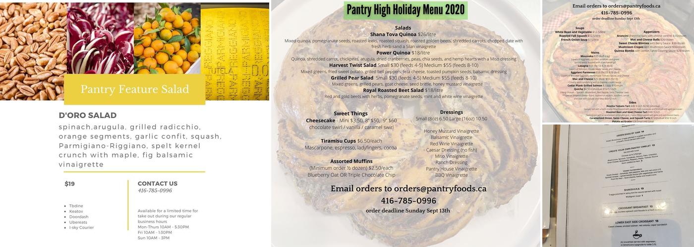 Pantry Menu