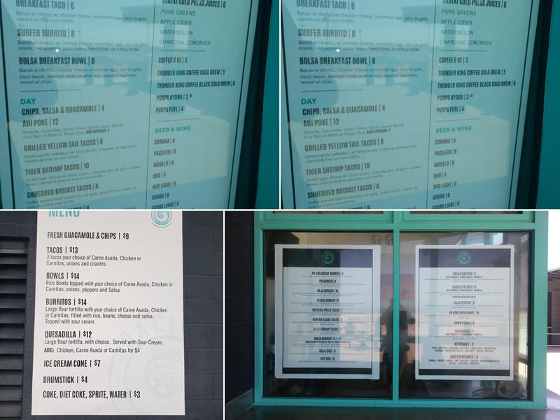 Pacific Kitchen Menu