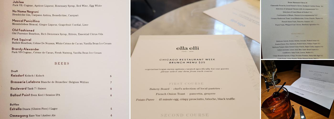 Ella Elli Menu