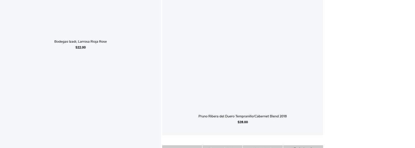 Picnic Wine & Provisions Menu