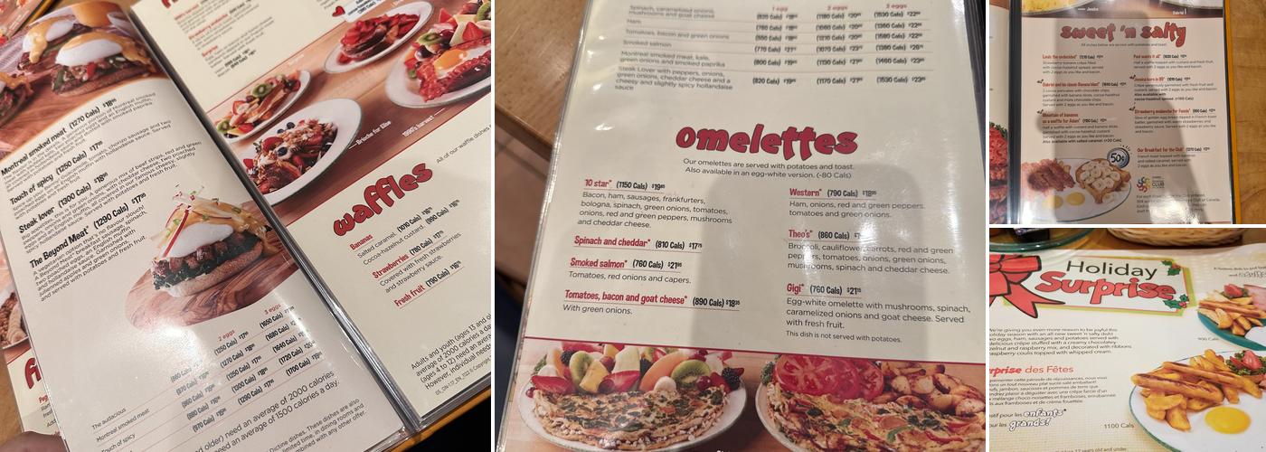Cora Menu